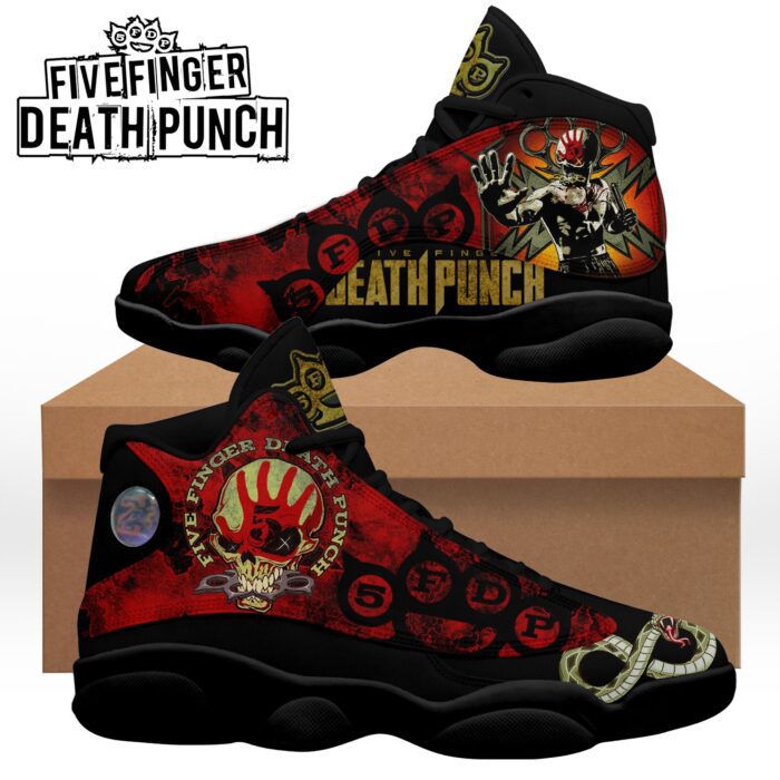 Five Finger Death Punch AJ13 Sneakers Air Jordan 13 Shoes