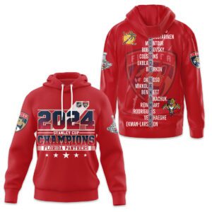 Florida Panthers 2024 Stanley Cup Champions Unisex Hoodie WSC1067