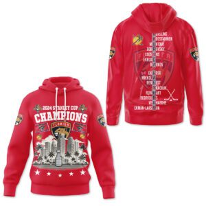 Florida Panthers 2024 Stanley Cup Champions Unisex Hoodie WSC1069