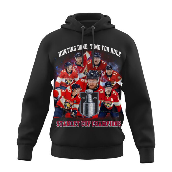 Florida Panthers 2024 Stanley Cup Champions Unisex Hoodie WSC1075
