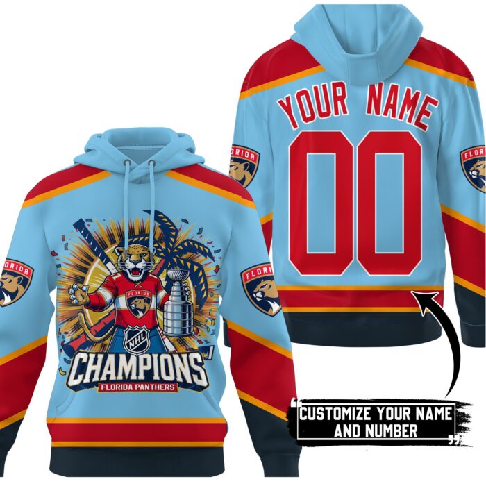 Florida Panthers 2024 Stanley Cup Champions Unisex Hoodie WSC1082