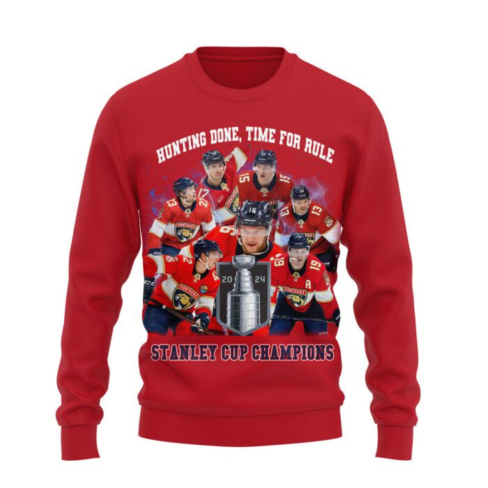 Florida Panthers 2024 Stanley Cup Champions Unisex Sweatshirt WSC1035