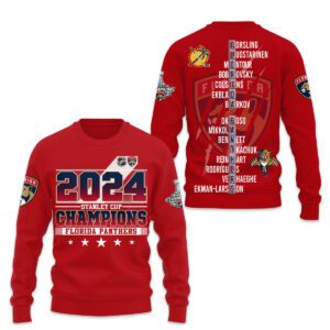 Florida Panthers 2024 Stanley Cup Champions Unisex Sweatshirt WSC1037