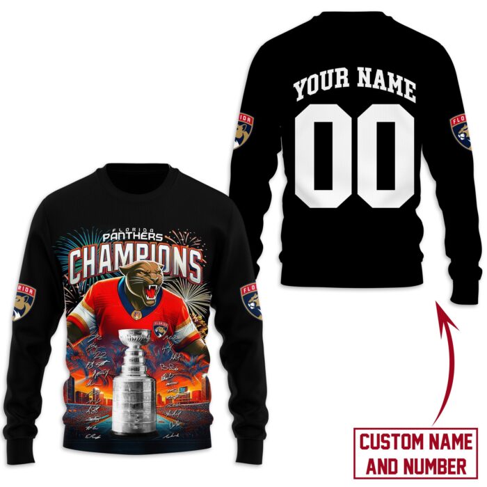 Florida Panthers 2024 Stanley Cup Champions Unisex Sweatshirt WSC1041