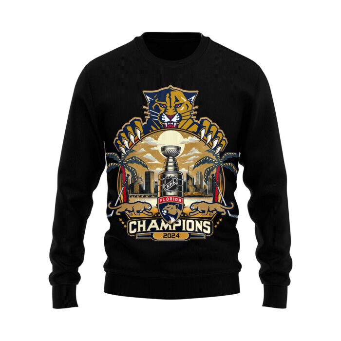 Florida Panthers 2024 Stanley Cup Champions Unisex Sweatshirt WSC1044