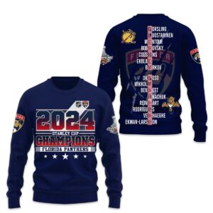Florida Panthers 2024 Stanley Cup Champions Unisex Sweatshirt WSC1057