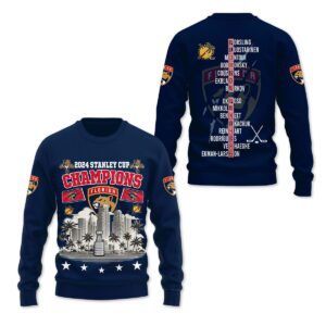 Florida Panthers 2024 Stanley Cup Champions Unisex Sweatshirt WSC1059