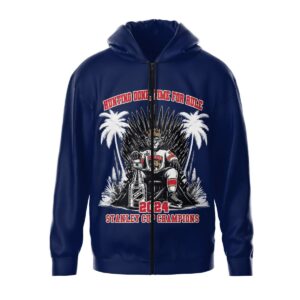 Florida Panthers 2024 Stanley Cup Champions Unisex Zip Hoodie WSC1116
