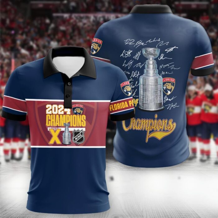 Florida Panthers NHL Champions 2024 Unisex T-Shirts WSC1138
