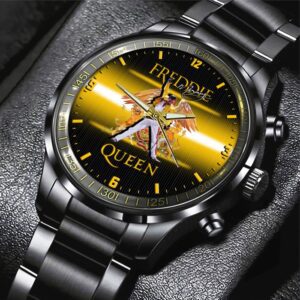 Freddie Mercury Black Stainless Steel Watch GSW1136