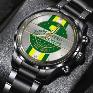 Golf Masters Tournament x Rolex Black Stainless Steel Watch GSW1395