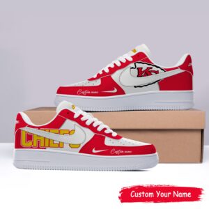 Kansas City Chiefs Air Force 1 Sneakers AF1 Limited Shoes WAF1080