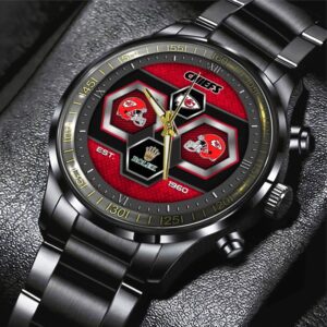 Kansas City Chiefs x Rolex Black Stainless Steel Watch GSW1338