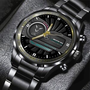 Lewis Hamilton Black Stainless Steel Watch GSW1135