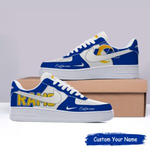 Los Angeles Rams Air Force 1 Sneakers AF1 Limited Shoes WAF1083