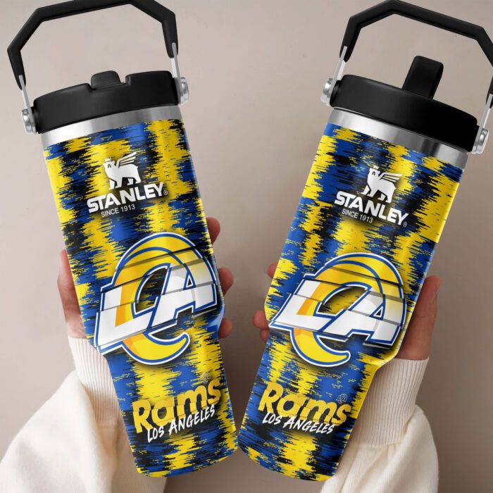 Los Angeles Rams Stanley IceFlow Flip Straw Tumbler 30Oz FST1018