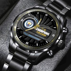 Manchester City Black Stainless Steel Watch GSW1118