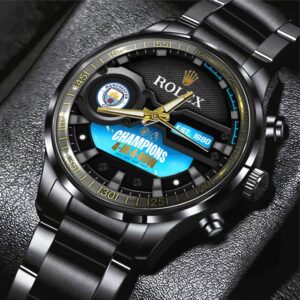 Manchester City x Rolex Black Stainless Steel Watch GSW1114