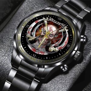 Megadeth Band Black Stainless Steel Watch GSW1186