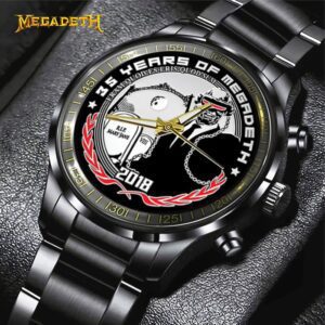 Megadeth Band Black Stainless Steel Watch GSW1195