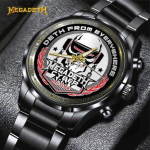 Megadeth Band Black Stainless Steel Watch GSW1197