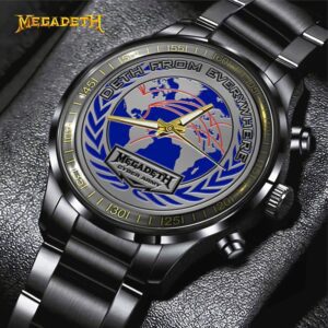 Megadeth Band Black Stainless Steel Watch GSW1198