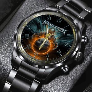 Megadeth Band Black Stainless Steel Watch GSW1232