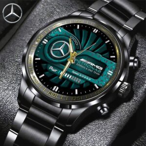 Mercedes-AMG Petronas F1 Black Stainless Steel Watch GSW1027