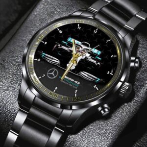 Mercedes-AMG Petronas F1 Black Stainless Steel Watch GSW1275