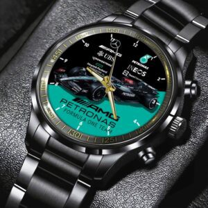 Mercedes-AMG Petronas F1 Black Stainless Steel Watch GSW1337