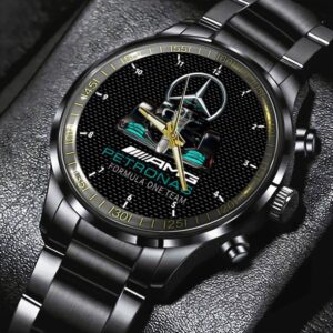 Mercedes-AMG Petronas F1 Black Stainless Steel Watch GSW1379