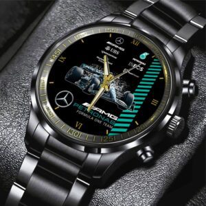 Mercedes-AMG Petronas F1 Black Stainless Steel Watch GSW1419