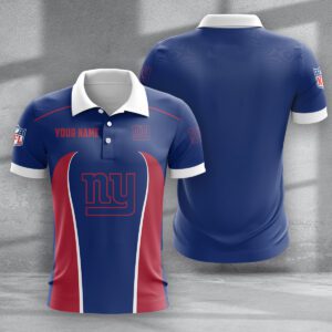 New York Giants Zipper Polo Shirt