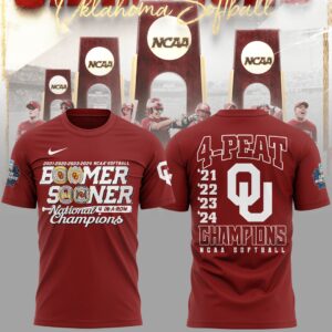Oklahoma Sooners National Champion Back To Back 2024 T-Shirt TOS1002