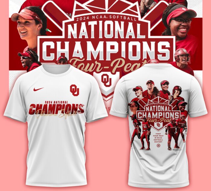 Oklahoma Sooners National Champion Back To Back 2024 T-Shirt TOS1010