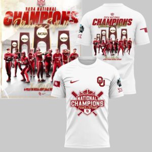 Oklahoma Sooners National Champion Back To Back 2024 T-Shirt TOS1011