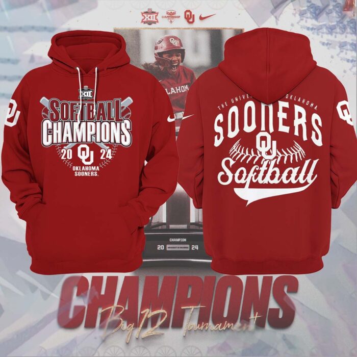 Oklahoma Sooners National Champion Back To Back 2024 Unisex Hoodie HOS1003