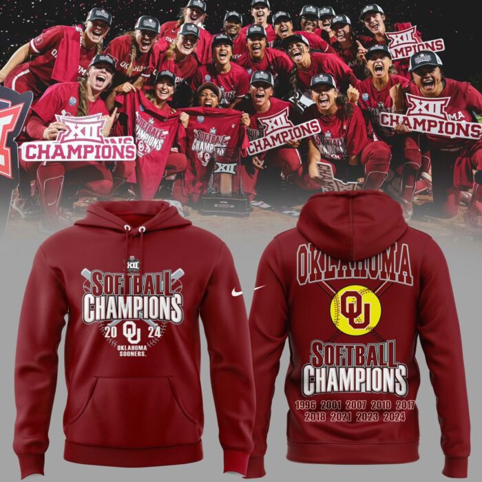 Oklahoma Sooners National Champion Back To Back 2024 Unisex Hoodie HOS1006