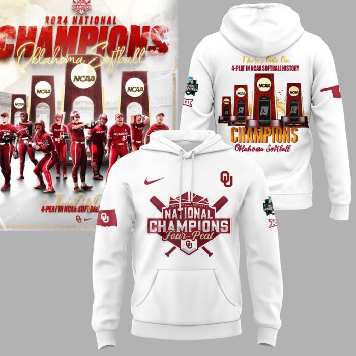 Oklahoma Sooners National Champion Back To Back 2024 Unisex Hoodie HOS1008