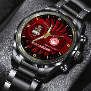 Olympiakos F.C. Black Stainless Steel Watch GSW1052