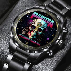 Pantera Black Stainless Steel Watch GSW1410