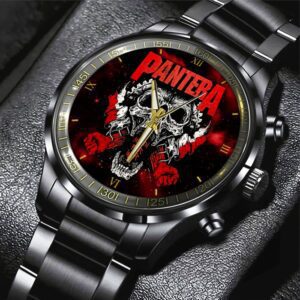 Pantera Black Stainless Steel Watch GSW1412