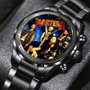 Pantera Black Stainless Steel Watch GSW1413
