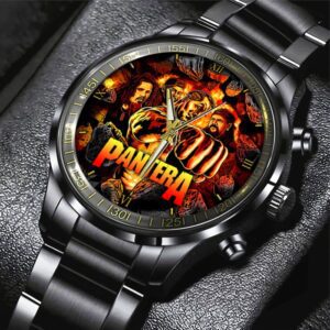 Pantera Black Stainless Steel Watch GSW1422