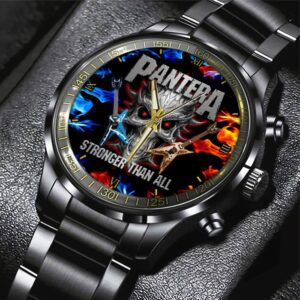 Pantera Black Stainless Steel Watch GSW1431