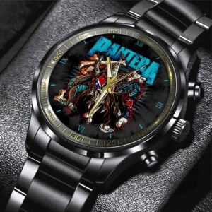 Pantera Black Stainless Steel Watch GSW1441
