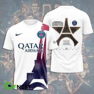 Paris Saint-Germain Champion 2024 Winner Ligue 1 Unisex T-Shirt WTP1001