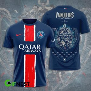 Paris Saint-Germain Champion 2024 Winner Ligue 1 Unisex T-Shirt WTP1002