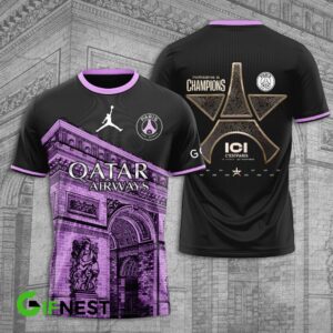 Paris Saint-Germain Champion 2024 Winner Ligue 1 Unisex T-Shirt WTP1007