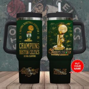 Personalized Boston Celtics Winner NBA 2024 Champion Final 40oz Stanley Tumbler GBC1234